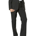 Women's & Misses' Flat Front Pinstripe Poly/Wool Suit Pants